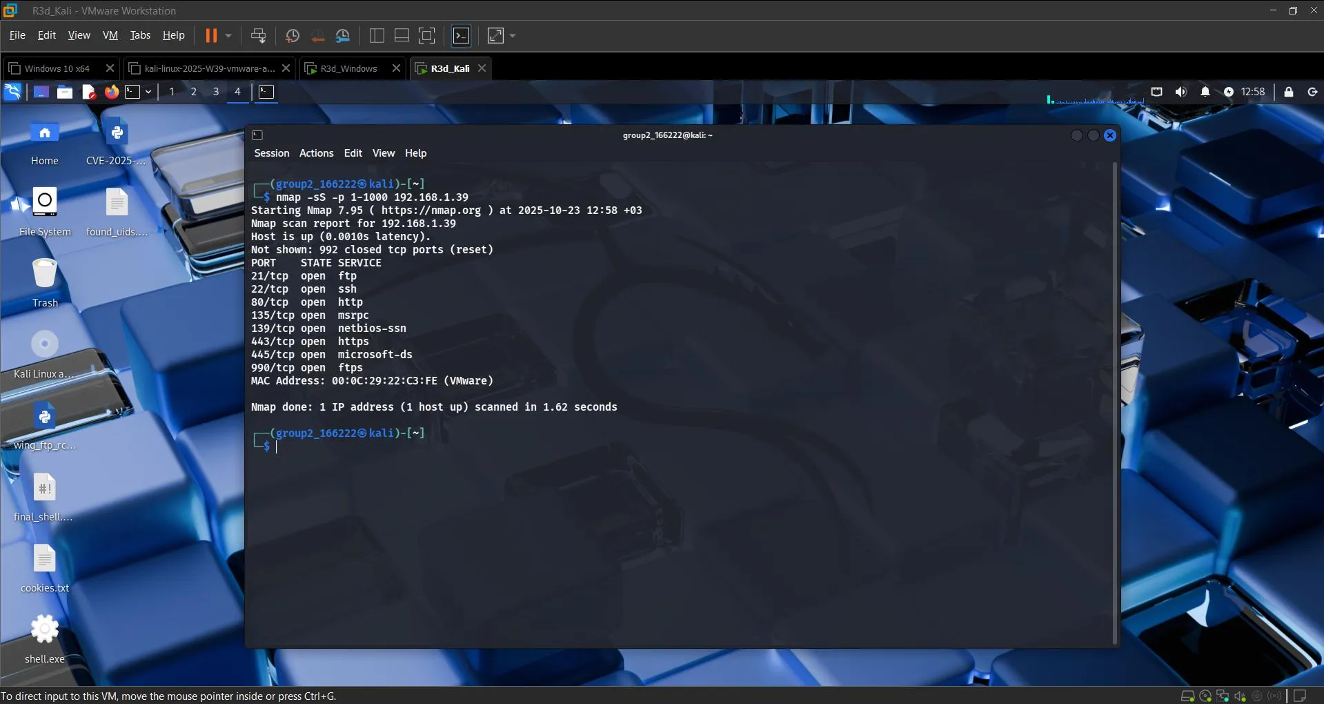 nmap SYN scan