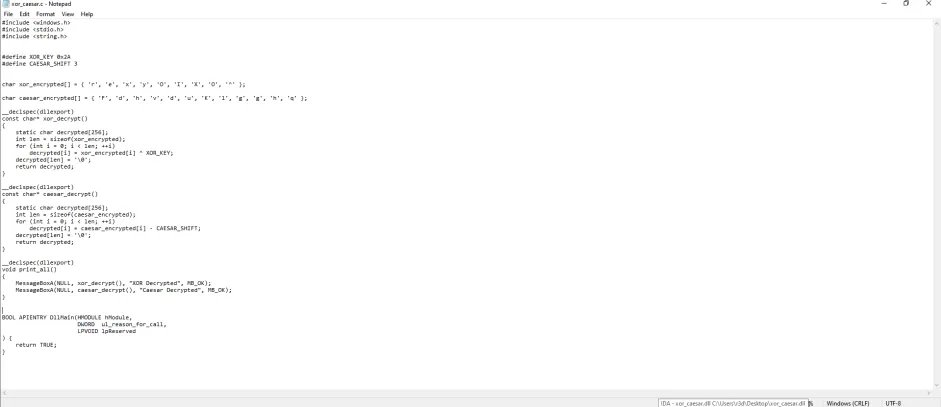 xor_caesar.c source