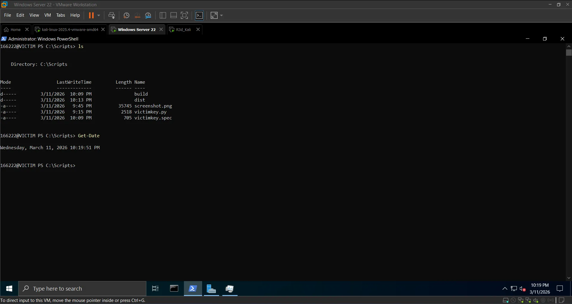 PyInstaller compilation output